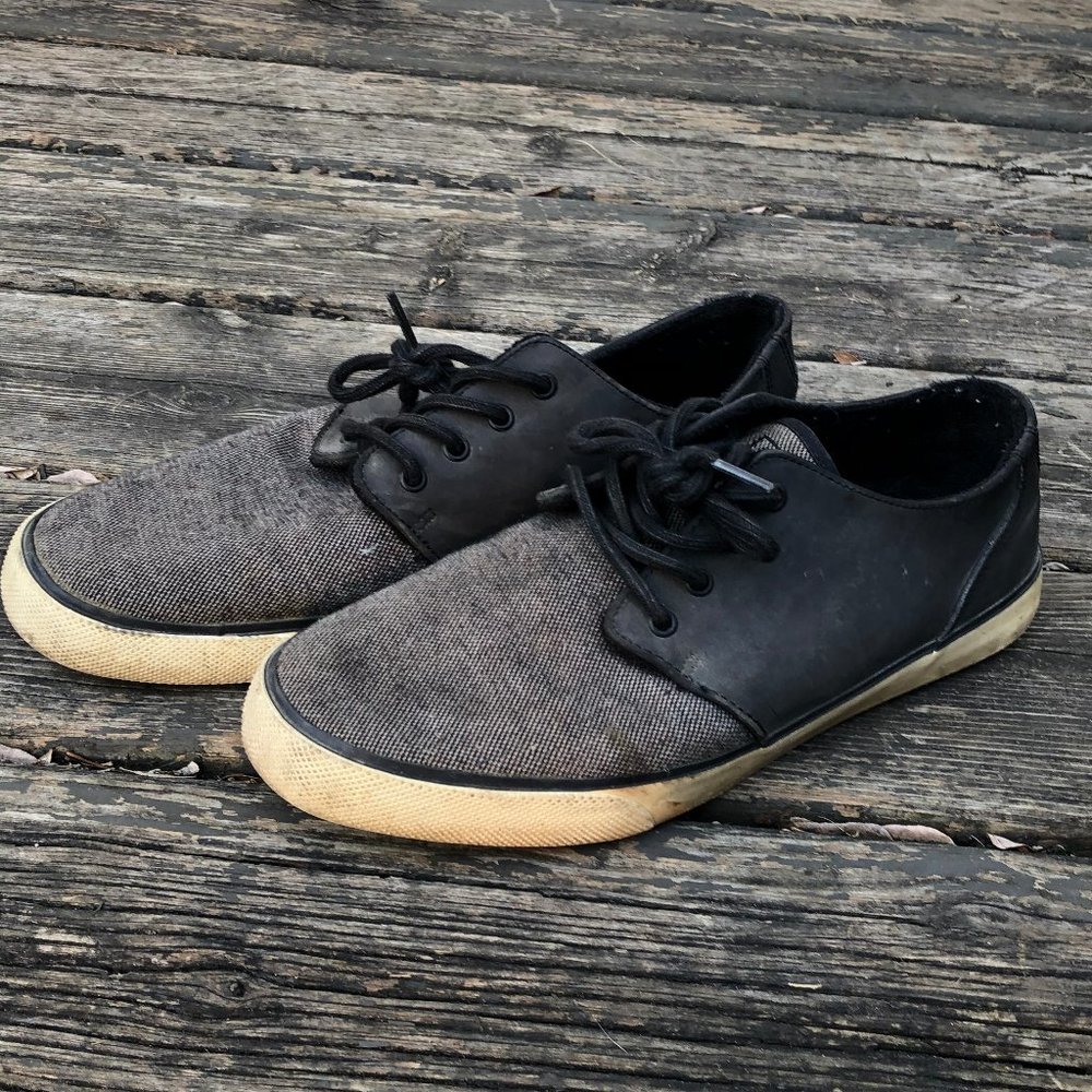 Men's Black DC Lace Up Skate Shoe